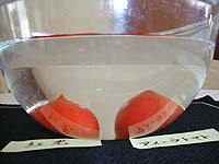 水に沈む